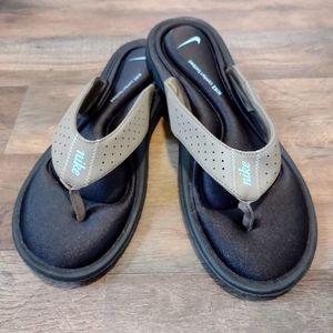 mens nike slides memory foam